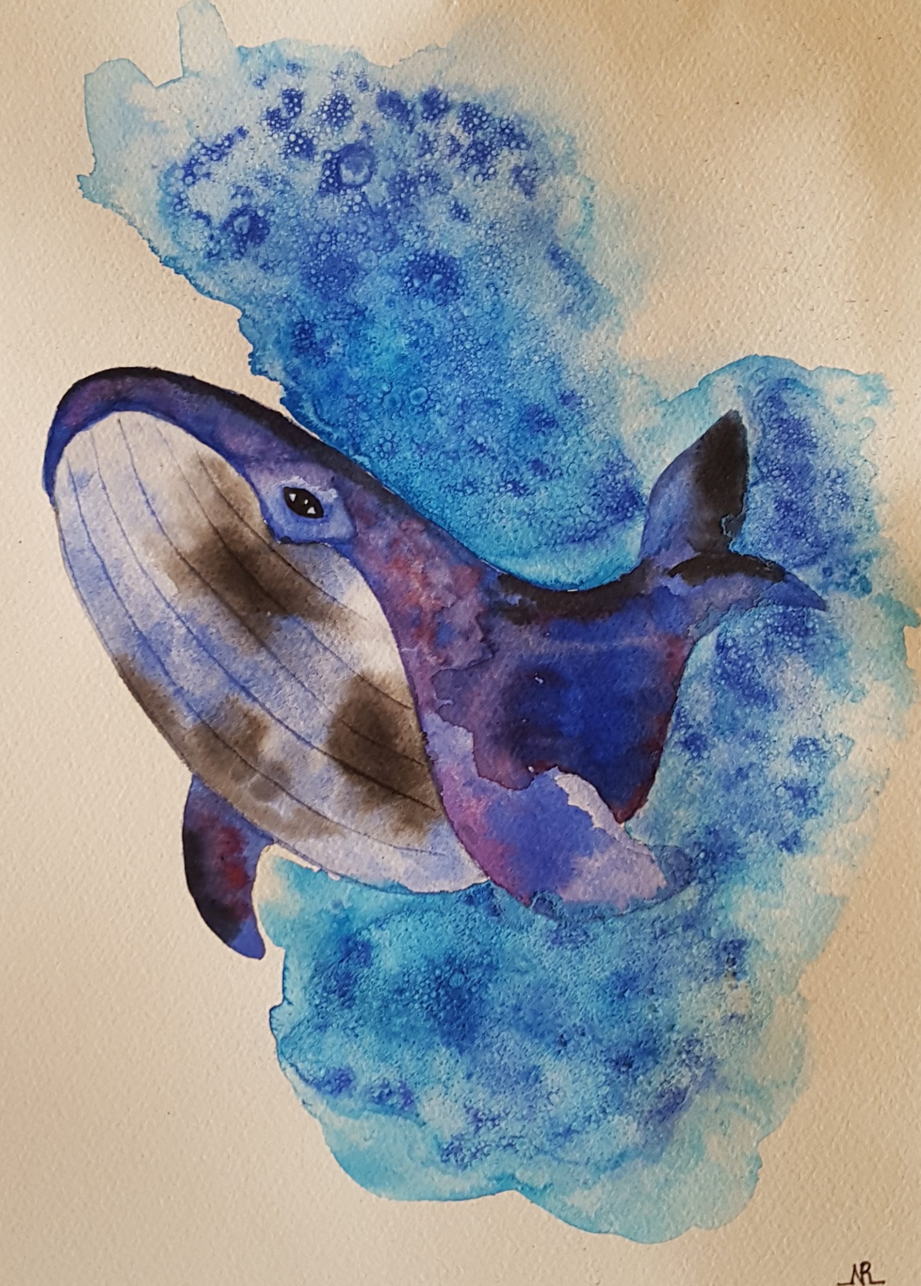 Nina Rocu - Baleine bleue
